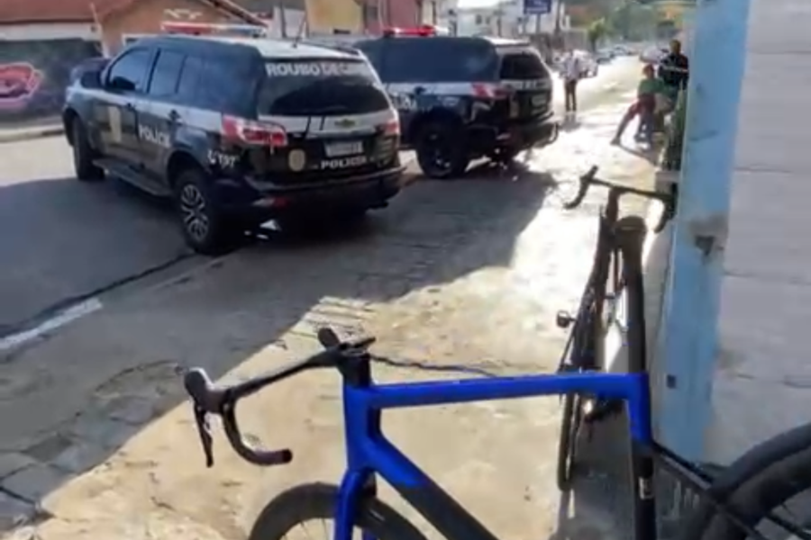 Imagem: Investigação prende acusados de receptar bicicletas de luxo em Arujá, Guarulhos e capital. Publicada no portal A+.
