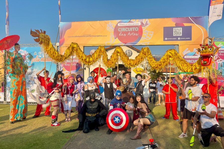 Imagem: Circuito das Artes leva cultura, saúde e lazer gratuito ao Parque Centenário de Mogi das.... Publicada no portal A+.
