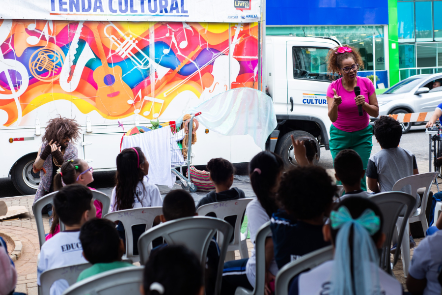 Imagem: Festival Literário movimenta Praça do Coreto até o dia 15 de agosto. Publicada no portal A+.