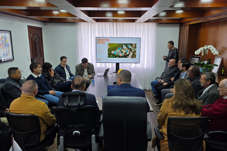 Imagem: Poá pode ganhar parque aquático de R$ 130 milhões e receber 800 mil visitantes por ano. Publicada no portal A+.
