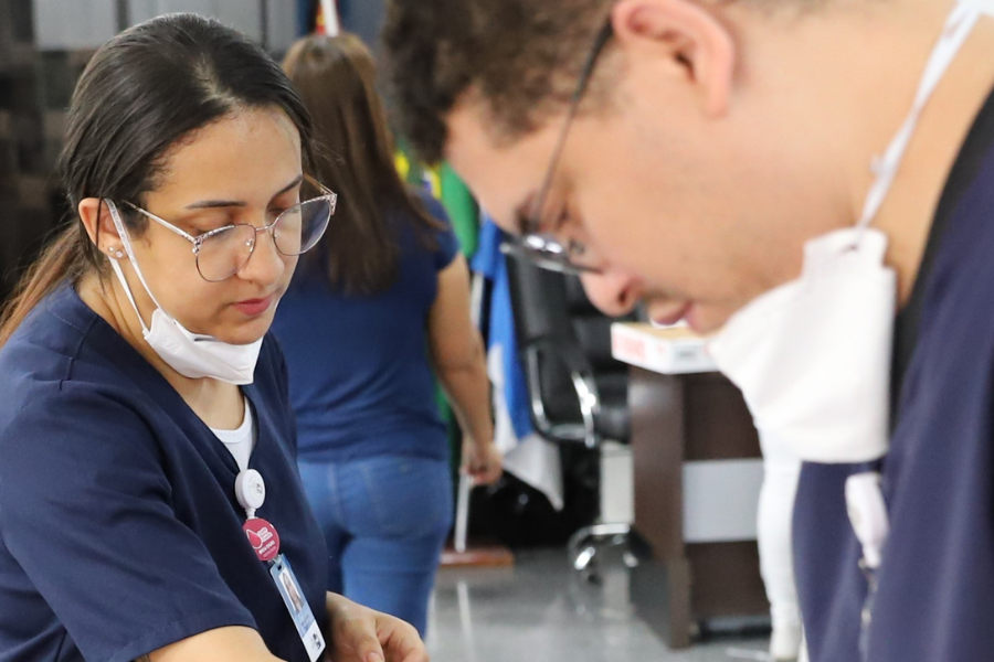 Imagem: Câmara de Arujá promove 2ª campanha de doação de sangue em parceria com o Hemocentro São Lucas. Publicada no portal A+.