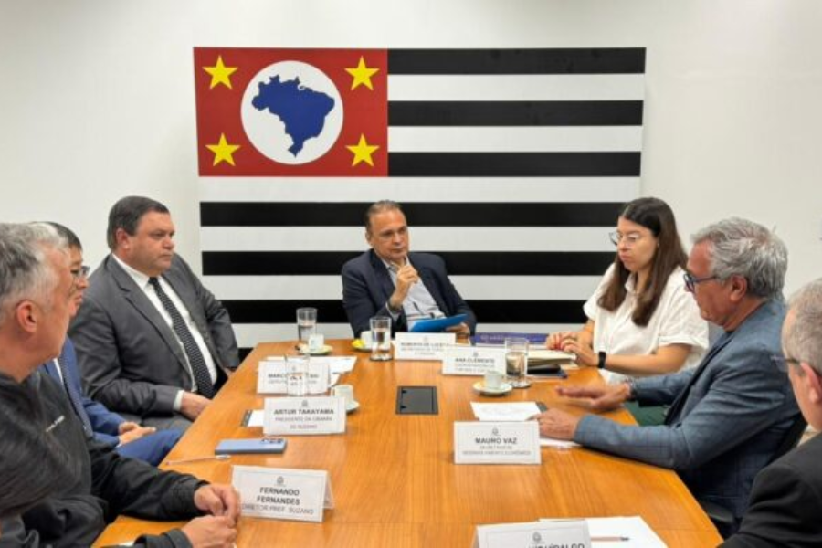 Imagem: Suzano fortalece parcerias com o Estado para impulsionar turismo religioso e empreendedorismo. Publicada no portal A+.