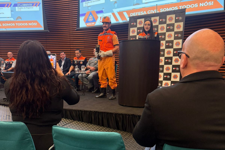 Imagem: Defesa Civil de Ferraz participa da Oficina de Verão em São Paulo e reforça preparo.... Publicada no portal A+.