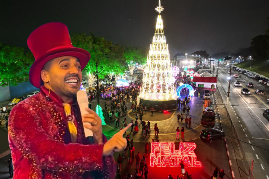 Imagem: Itaquá apresenta espetáculo Noel.com neste domingo (7) com participação de Tirullipa. Publicada no portal A+.