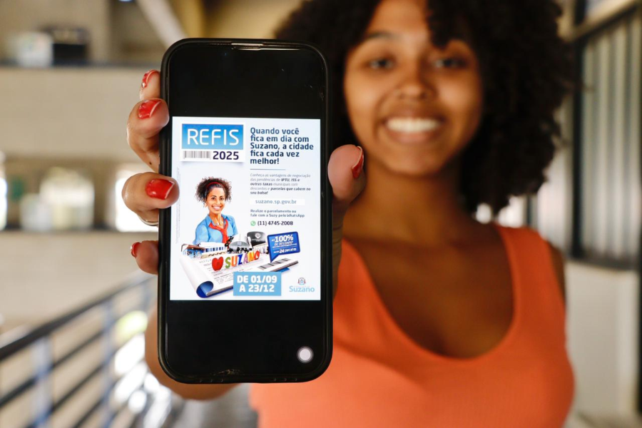 Imagem: Última chamada: Refis 2025 de Suzano termina na próxima terça-feira e garante até 100% de desconto em juros e multas. Publicada no portal A+.