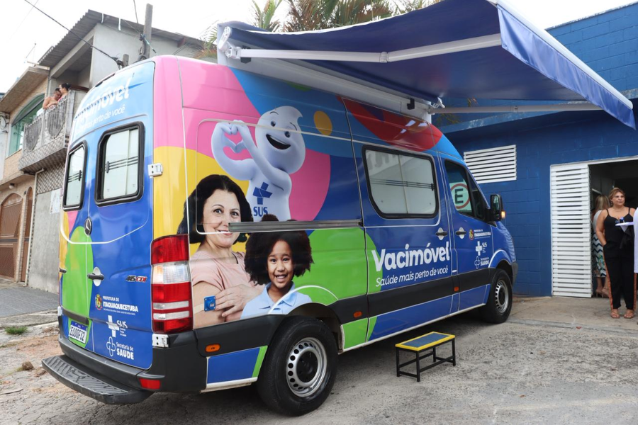 Imagem: Itaquá amplia rede de saúde: reforma da USF Parque Piratininga é autorizada e cidade ganha vacimóvel e novas vans. Publicada no portal A+.