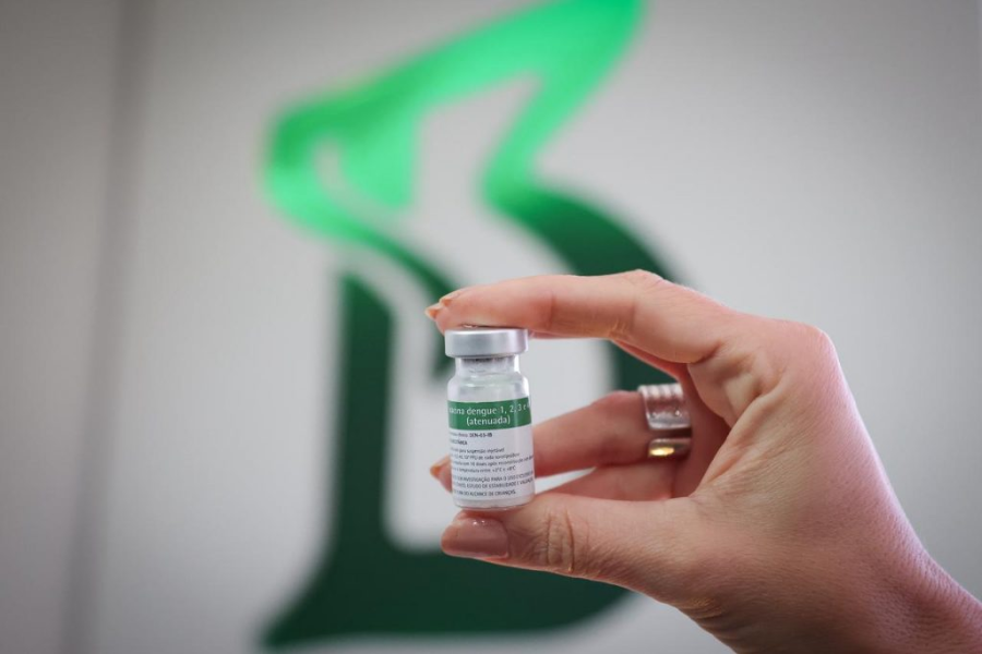 Imagem: Arujá lidera vacinação contra a dengue no Alto Tietê e se destaca entre os municípios do Estado. Publicada no portal A+.