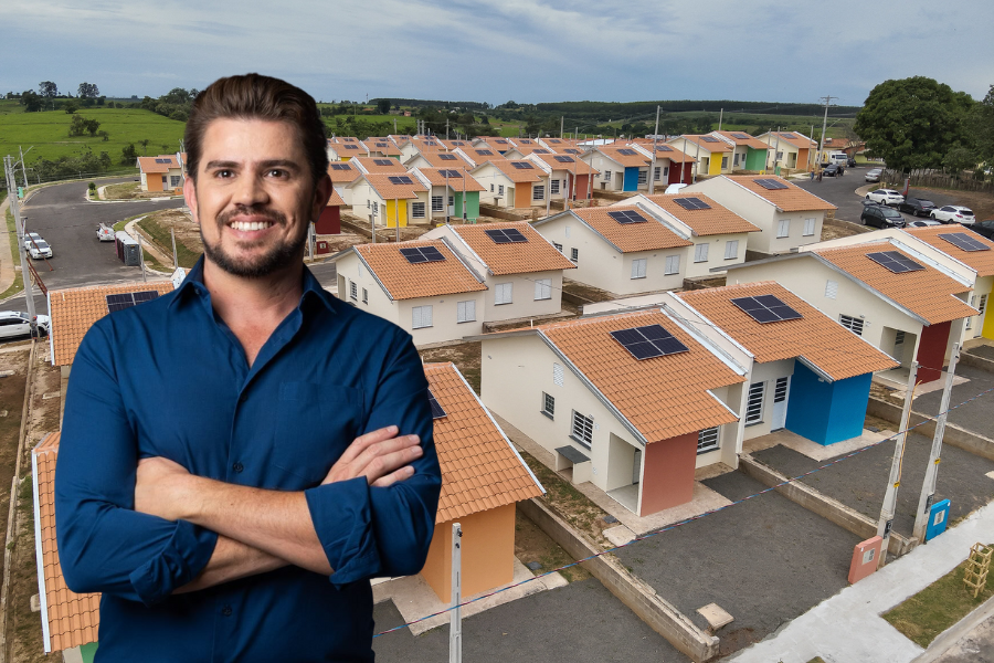 Imagem: Salesópolis conquista 70 novas moradias populares em parceria com o Governo do Estado. Publicada no portal A+.