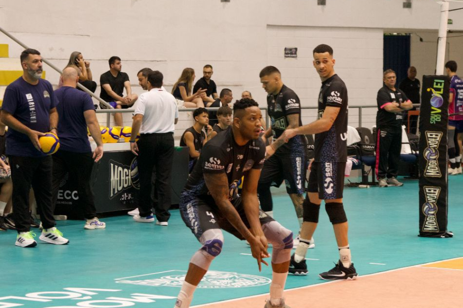 Imagem: Mogi Vôlei recebe o América-RN no Braz Cubas em jogo decisivo pela Superliga B. Publicada no portal A+.