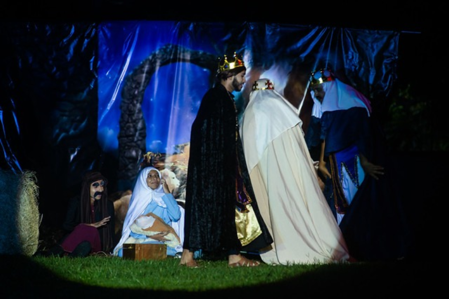 Imagem: Cultura de Arujá abre novas audições para participação popular no espetáculo “Cenas da Paixão”. Publicada no portal A+.