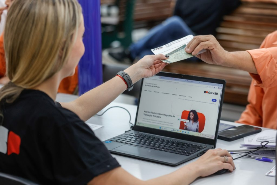 Imagem: Mutirões do Acordo Paulista renegociam R$ 218 mi em dívidas ativas de impostos como IPVA e ICMS. Publicada no portal A+.