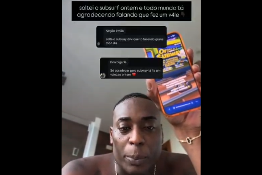 Imagem: Polícia aponta MC Negão como dono de “bet clandestina” e peça estratégica em golpe bilionário. Publicada no portal A+.