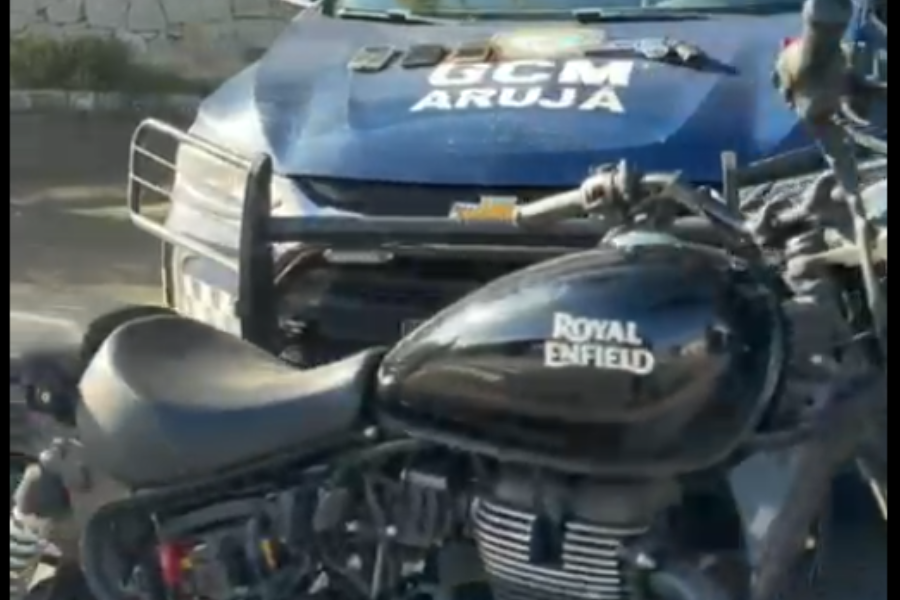 Imagem: GCM de Arujá recupera motos roubadas e aprende simulacro na Mogi-Dutra. Publicada no portal A+.