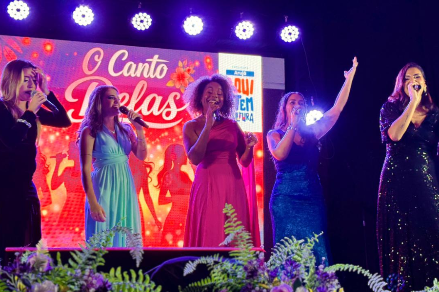 Imagem: Show “O Canto Delas” celebra o Dia da Mulher com talento feminino e arrecadação solidária em Arujá. Publicada no portal A+.