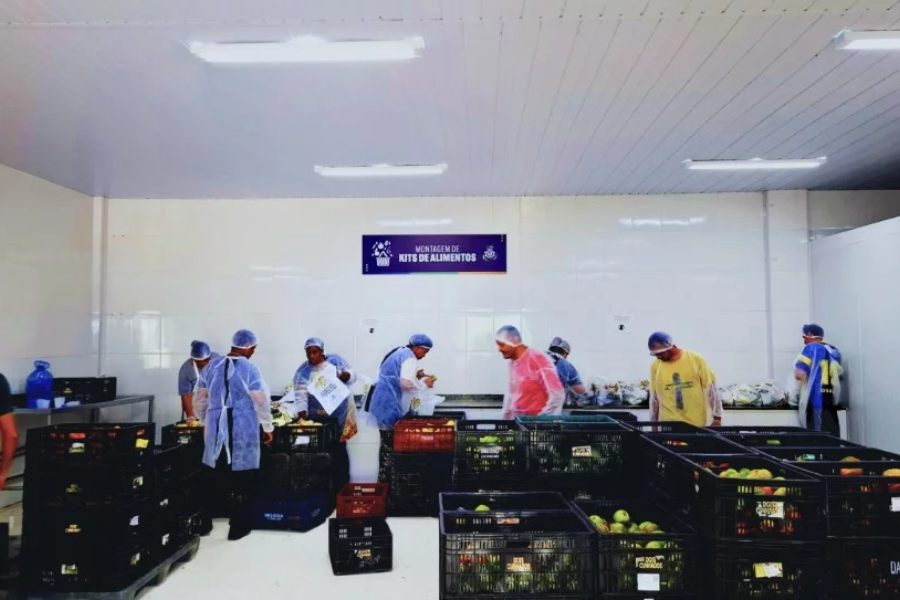 Imagem: Osasco inicia entrega de alimentos do Programa de Aquisição de Alimentos em 2026. Publicada no portal A+.