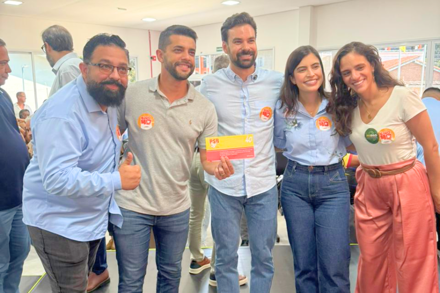 Imagem: Xadrez político: Arujá fortalece representação com nova articulação no PSB para região. Publicada no portal A+.