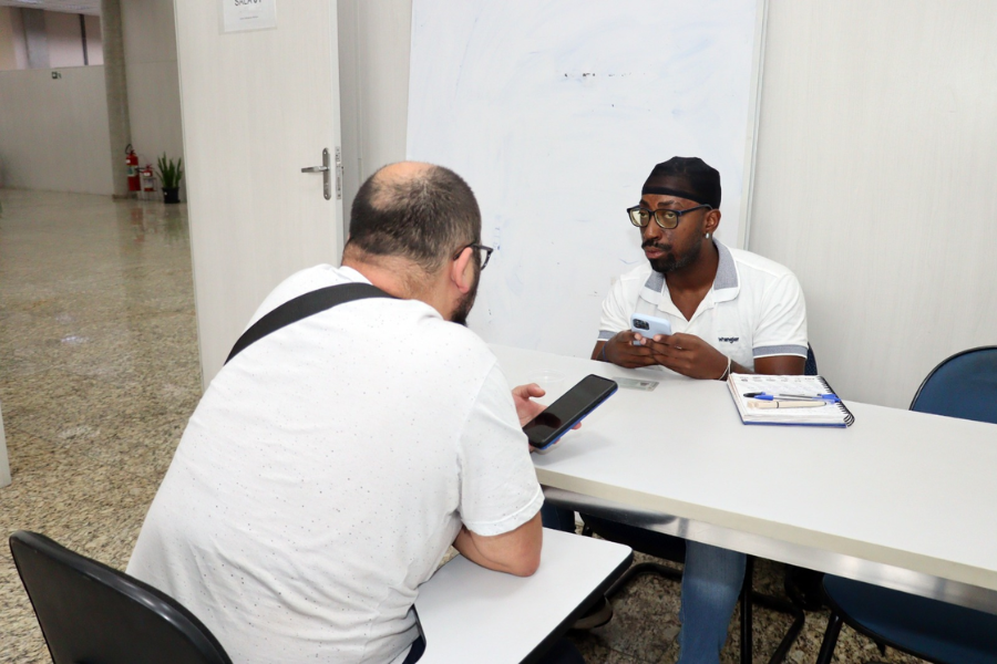 Imagem: Polo de Empregabilidade Inclusiva orienta PCDs em busca de oportunidades no Centrus de Suzano. Publicada no portal A+.