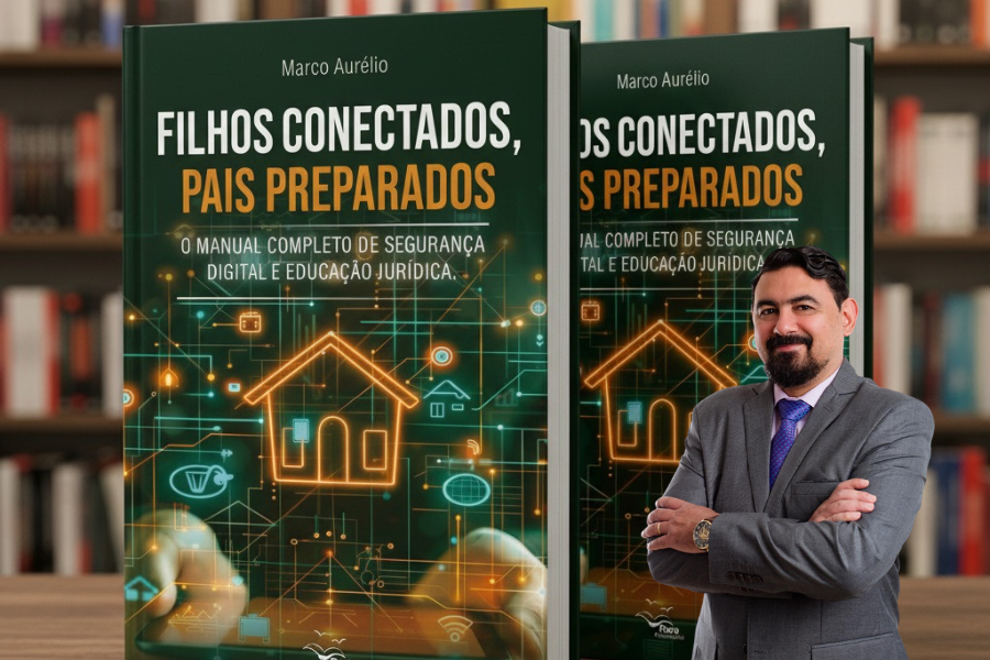 Imagem: Especialista lança em Poá guia sobre segurança digital e proteção de crianças na internet. Publicada no portal A+.