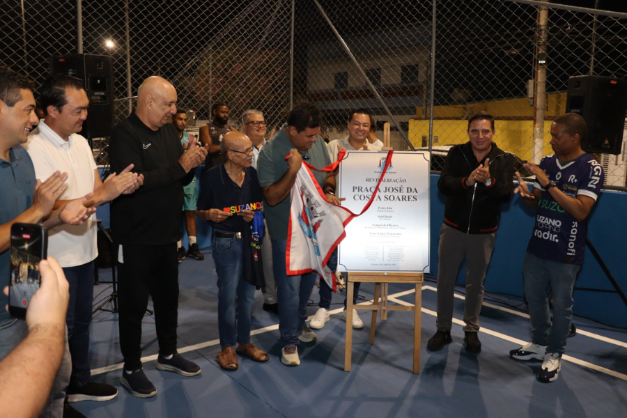 Imagem: Com investimento de R$ 406 mil, Prefeitura de Suzano entrega revitalização do ‘Cruzeirinho’. Publicada no portal A+.