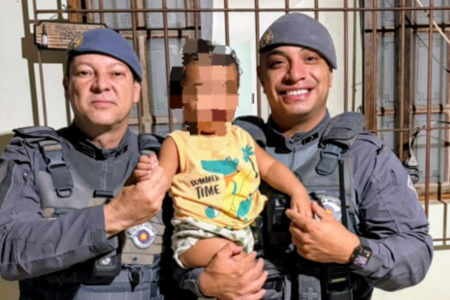 Imagem: Salva por segundos: ação da PM reverte quadro de engasgamento em Santa Isabel. Publicada no portal A+.