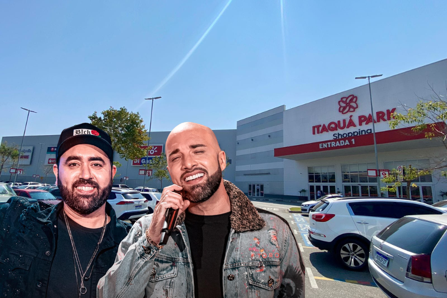 Imagem: Itaquá Park Shopping celebra 9 anos com show gratuito da dupla Marcos e Bueno neste sábado. Publicada no portal A+.