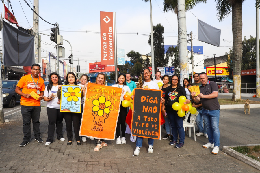 Imagem: Ferraz promove 2º Encontro Municipal de Combate à Violência Sexual contra Crianças e Adolescentes. Publicada no portal A+.