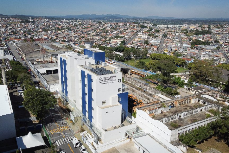 Imagem: Mogi inaugura hospital da mulher e criança e garante R$ 385 milhões em investimentos anunciados por Tarcísio. Publicada no portal A+.