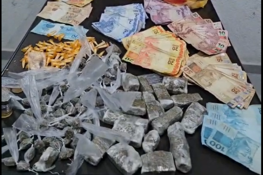 Imagem: Falso pedido de socorro termina com traficantes presos e R$ 6 mil apreendidos em Santa Isabel. Publicada no portal A+.