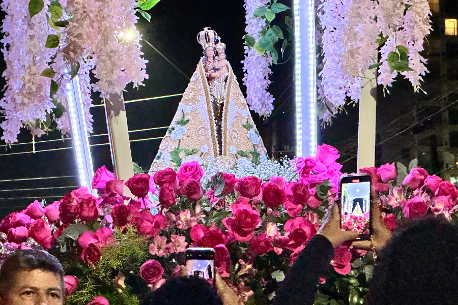 Imagem: Arujá se prepara para o III Círio de Nazaré com show do Rosa de Saron e grande manifestação de fé. Publicada no portal A+.