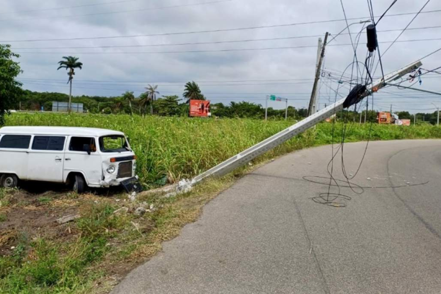 Imagem: Arujá registra aumento de colisões contra postes; Santa Isabel apresenta queda, aponta Neoenergia Elektro. Publicada no portal A+.