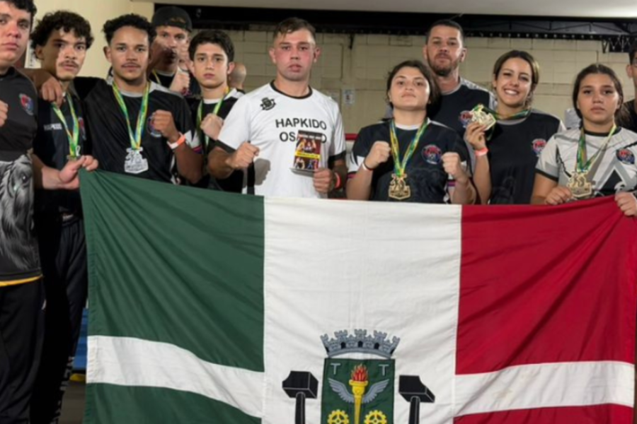 Imagem: Com direito a recorde de invencibilidade, Hapkido de Osasco fatura 9 medalhas no interior. Publicada no portal A+.