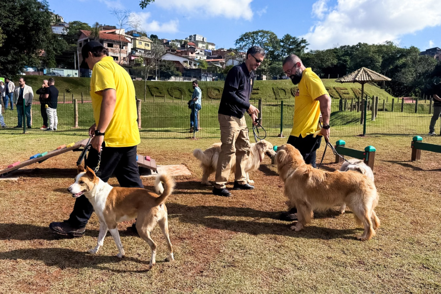 Imagem: Causa animal: Arujá ganha segundo ‘ParCão’. Publicada no portal A+.