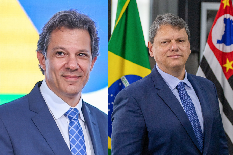 Imagem: Pesquisa Vox Brasil: Tarcísio abre 14 pontos sobre Haddad; disputa ao Senado tem empate técnico entre André do Prado, Simone Tebet e Derrite (PP). Publicada no portal A+.