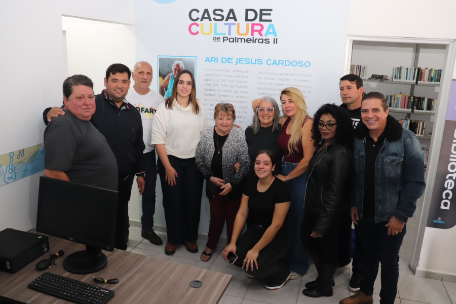 Imagem: Cultura em expansão: Nova Casa de Cultura de Palmeiras II é inaugurada e vai beneficiar 5 mil moradores em Suzano. Publicada no portal A+.