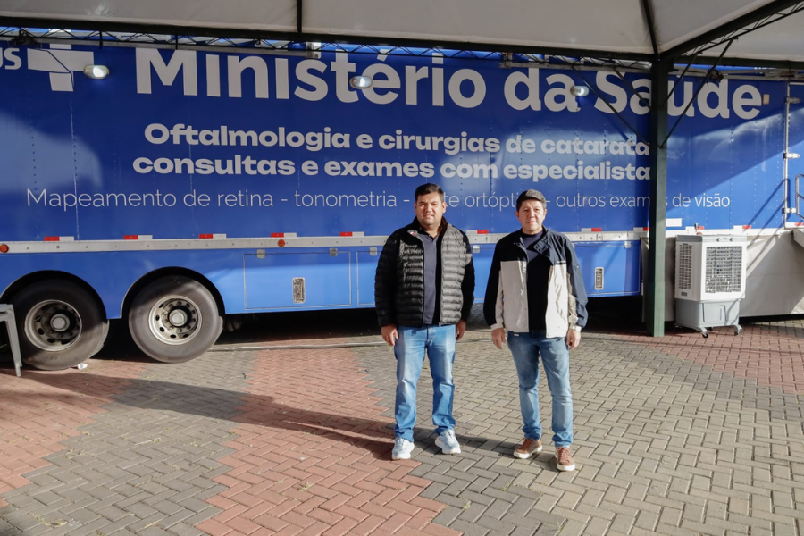 Imagem: ‘Carreta da Oftalmologia’ chega a Suzano para realizar mais de mil cirurgias. Publicada no portal A+.
