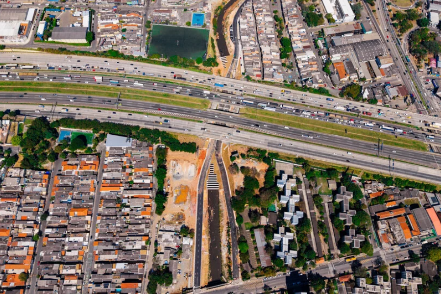 Imagem: Mobilidade e infraestrutura: Prefeitura de Osasco entrega trecho final da Avenida Transversal Norte neste sábado. Publicada no portal A+.