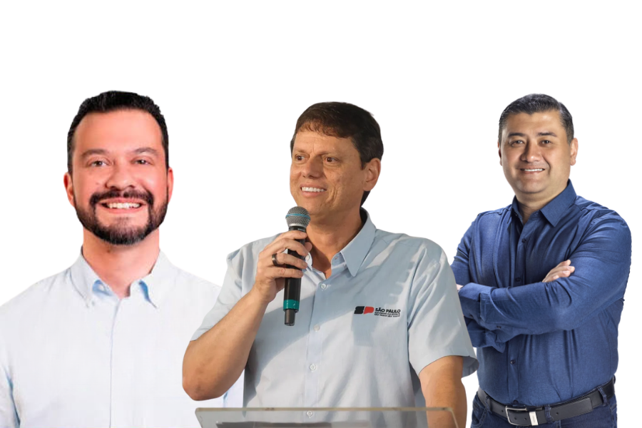 Imagem: Tarcísio desembarca no Alto Tietê para lançar duas candidaturas nesta sexta-feira. Publicada no portal A+.