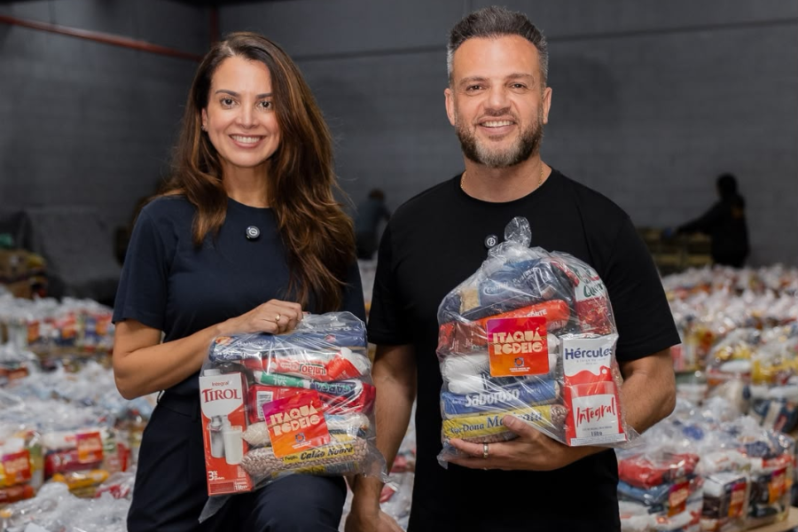 Imagem: Rodeio arrecada 70 toneladas de alimentos, e Boigues desabafa sobre críticas: “Tenho vontade de não fazer mais”. Publicada no portal A+.