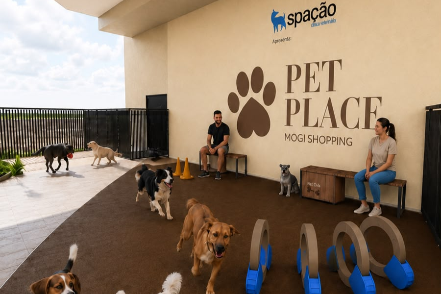 Imagem: Mogi Shopping inaugura o primeiro Pet Place da região do Alto Tietê neste sábado (19). Publicada no portal A+.