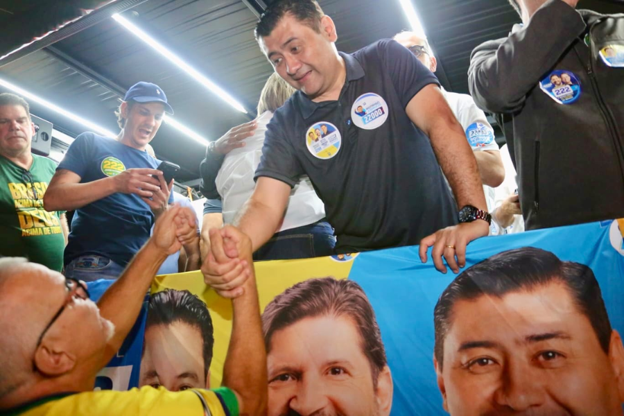 Imagem: Rodrigo Ashiuchi lidera Alto Tietê e chega à Alesp com 162 mil votos. Publicada no portal A+.