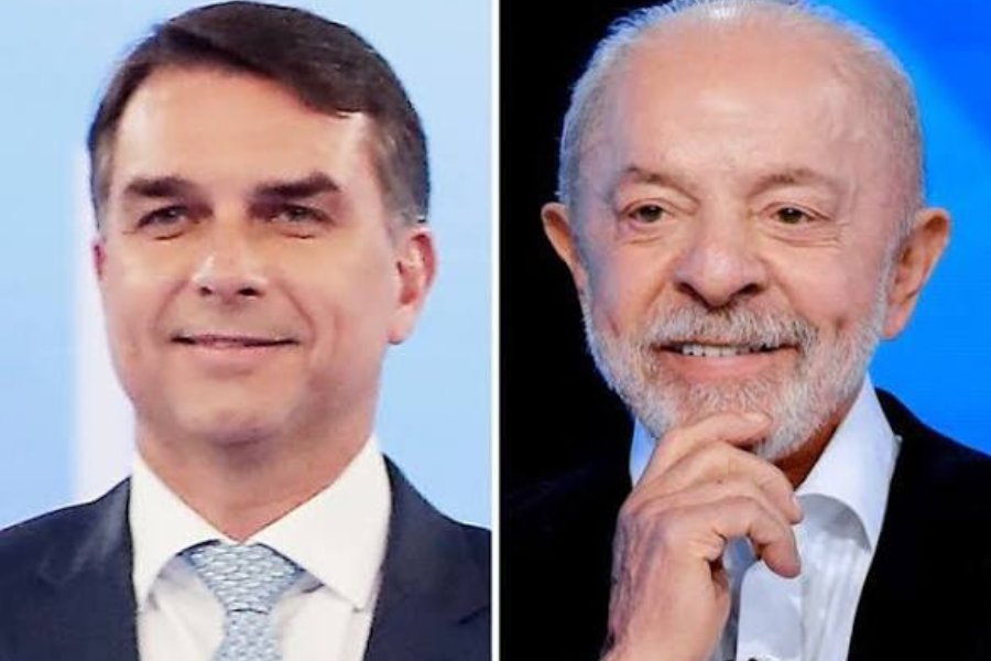 Imagem: Reeleito à Presidência, Lula reduz vantagem de Flávio Bolsonaro para apenas 12 mil votos no Alto Tietê. Publicada no portal A+.