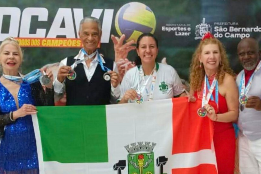 Imagem: Exemplo de Superação: Idosos de Osasco Brilham nos Jogos Campeões da Vida e Conquistam Pódio. Publicada no portal A+.